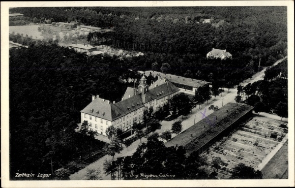 PC Zeithain in Saxony, military training area, aerial photo