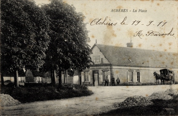 Postcard Acheres Yvelines, Place