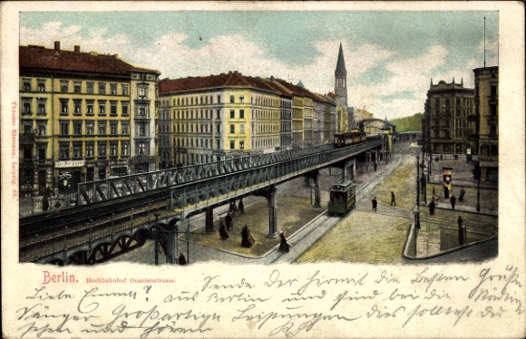 Stacja podwyższona KP Berlin, Oranienstraße