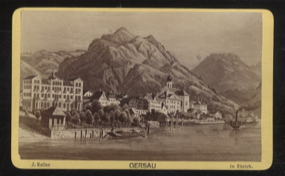 CdV Photo Gersau Canton Schwyz, hotel, domy nad Jeziorem Czterech Kantonów