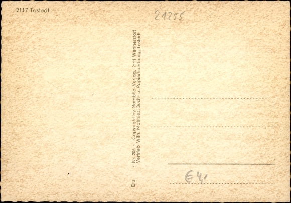 PC Tostedt in the district of Harburg, church, settlements, partial view