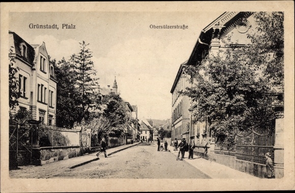 Postcard Grünstadt in der Pfalz, Obersülzerstrasse