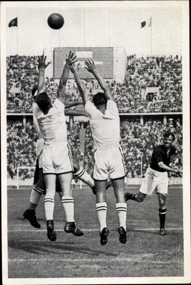 Collection picture Olympia 1936, handball game Austria versus Hungary