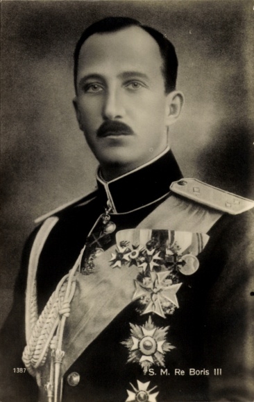 Ak Zar Boris III. von Bulgarien, Portrait in Uniform