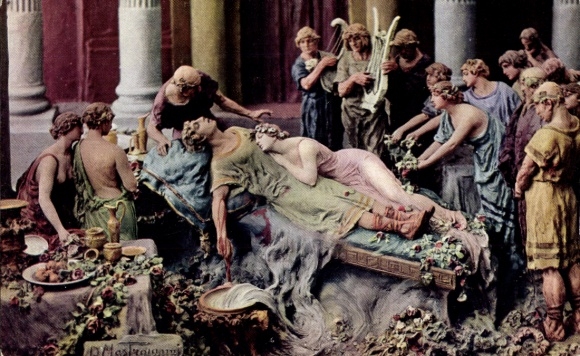 Artyści KP Mastroianni, Domenico, Quo Vadis, Mort de Pétrone, Petronio