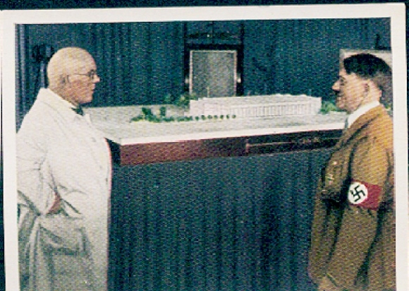 Collection picture state of work and peace, Prof. Troost, Adolf Hitler, model new building HDK Munich