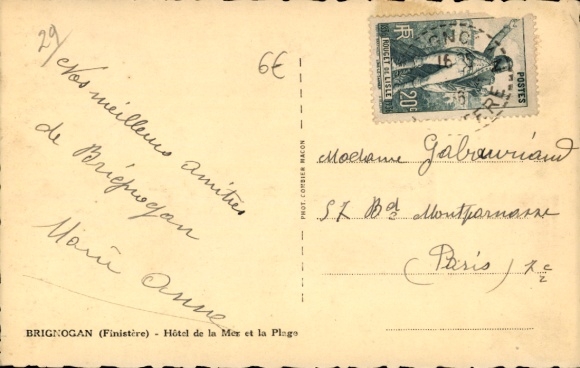 KP Kerlouan Brignogan Finistère, Hôtel de la Mer et la Plage, skały, plaże