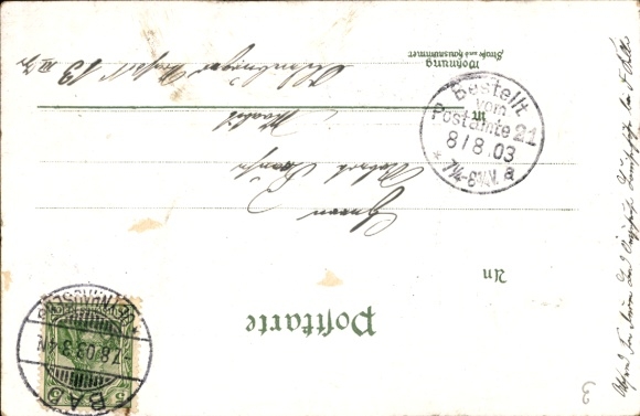 Postcard Bad Oeynhausen in Westphalia, Solbad, Flieder