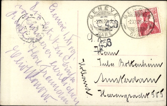 Postcard Richard Wagner, German composer, playwright and conductor, Metamorphosis
