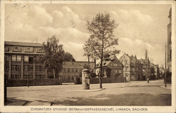 Ak Limbach in Sachsen, Chemnitzer Straße