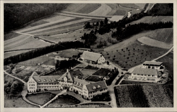 Ak Gammertingen im Kreis Sigmaringen, Zolleralb, Fliegeraufnahme