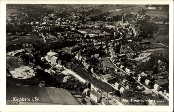 PC Kirchberg in Saxony, aerial photograph