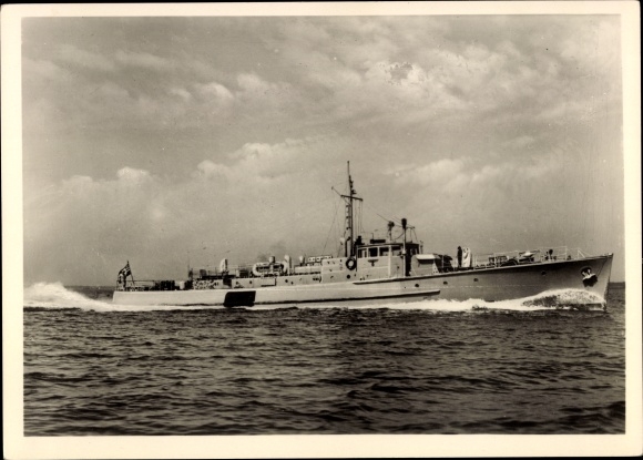 Ak Deutsches Kriegsschiff, Räumboot, Kriegsmarine