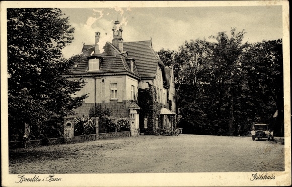 Postcard Bomlitz in Lower Saxony, manor house