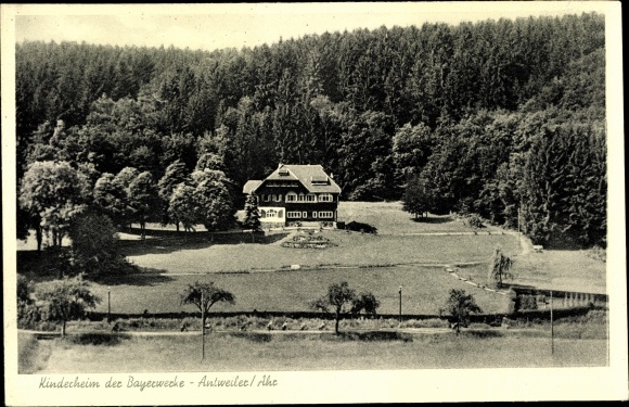 PC Antweiler on the Ahr, panorama, children&#39;s home d. Bayer works