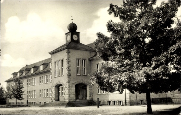 Ak Torno Lauta in Sachsen, Karl-Liebknecht-Schule