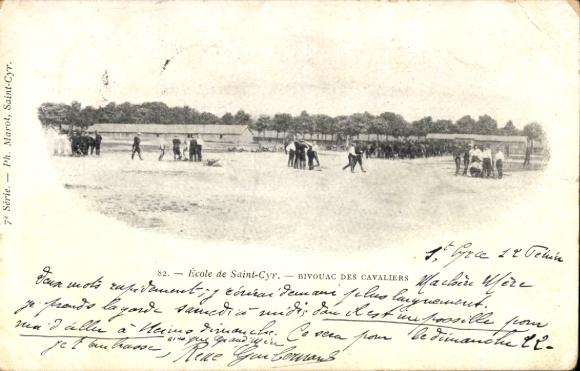 Ak Saint Cyr Yvelines, Ecole, Bivouac des Cavaliers