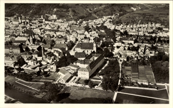 Postcard Eichstätt in Upper Bavaria, aerial photograph
