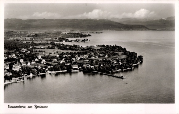 Ak Nonnenhorn am Bodensee, Fliegeraufnahme