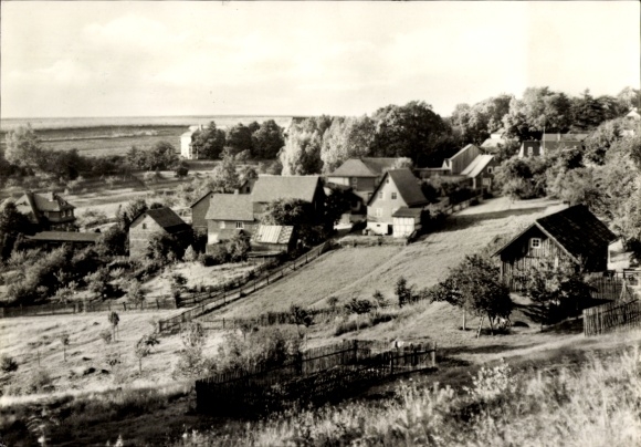Ak Wickersdorf Saalfelder Höhe Saalfeld an der Saale Thüringen, Schöne ländliche Häuser, stimmung