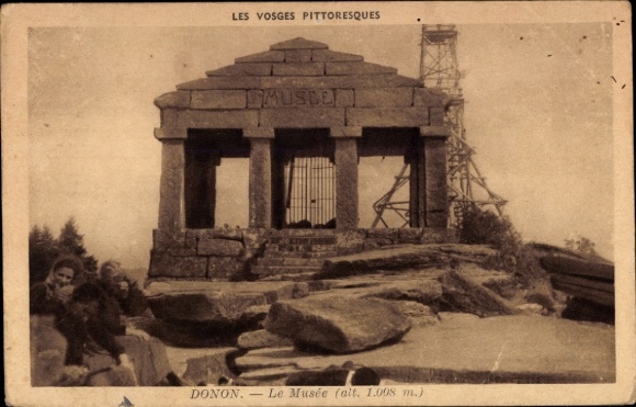 Ak Donon Vosges, Musee