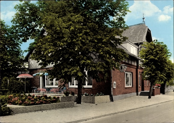 Postcard Gerdau in the Lüneburg Heath, Inn Wellmann