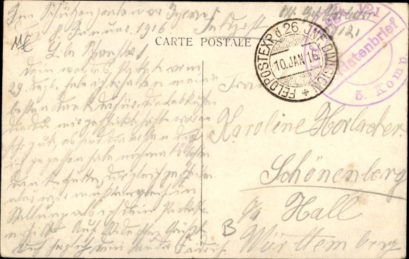 Postcard Kortrijk Courtrai West Flanders, La gare, train station