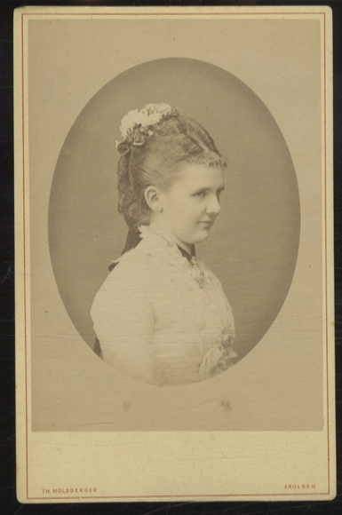 Cabinet Photo Princess Emma of Waldeck-Pyrmont