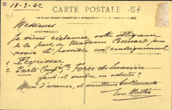 Postcard Berneval sur Mer Seine Maritime, Le Clos-Martim