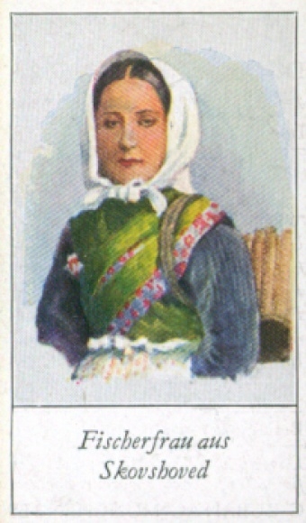 Collection picture The peoples of Europe, A contribution to racial science, 101 Fisherwoman from Skovshoved