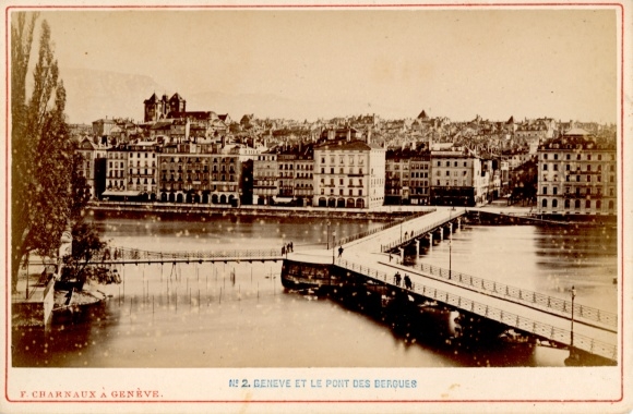 Photo Genève Geneva Switzerland, Pont des Bergues