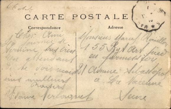 Postcard Garches Hauts de Seine, Le Hameau Bretigny