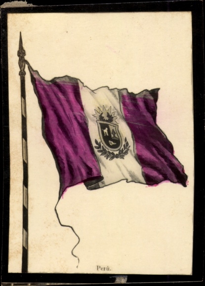 foto Peru, Bandera de la Nacion, vlag