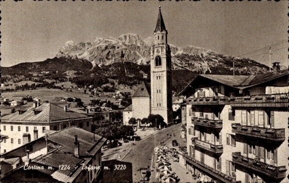 PC Cortina d'Ampezzo Veneto, partial view, Tofane