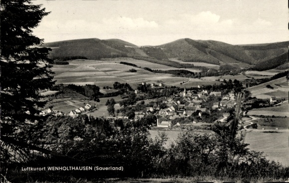 Postcard Wenholthausen Eslohe in Sauerland, general view