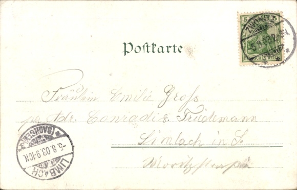 Passepartout Postcard Niederzwönitz Zwönitz in the Ore Mountains Saxony, Bad Gutenbrunn, bathhouse