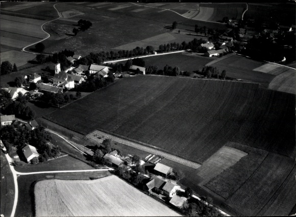 Foto Gelting Pliening in Oberbayern, Fliegeraufnahme