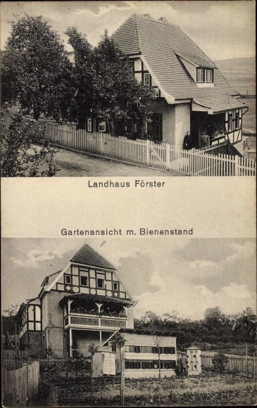 Ak Bad Soden Salmünster in Hessen, Stolzenberg, Landhaus Förster, bijenstal