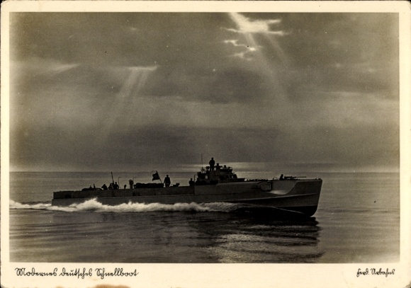Ak Deutsches Kriegsschiff, Schnellboot, Kriegsmarine
