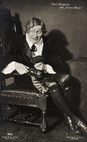 Ak Schauspieler Paul Wegener, als Franz Moor