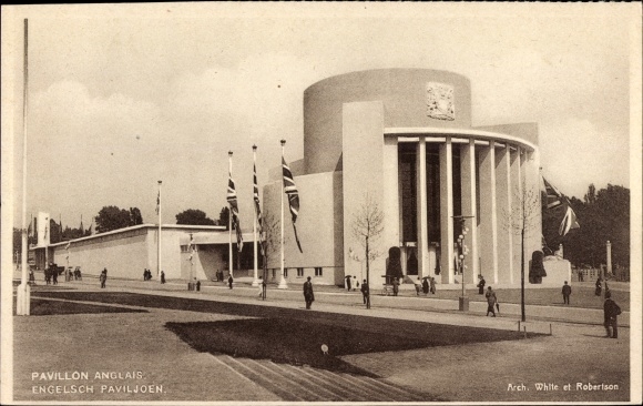 KP Bruxelles Bruksela, Wystawa 1935, Wystawa Światowa, Pavillon Anglais