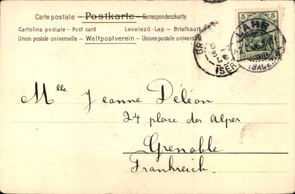 Postcard Elztal in the Odenwald, Elztalerin. Alice