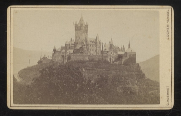 CdV Photo Cochem Castle on the Moselle