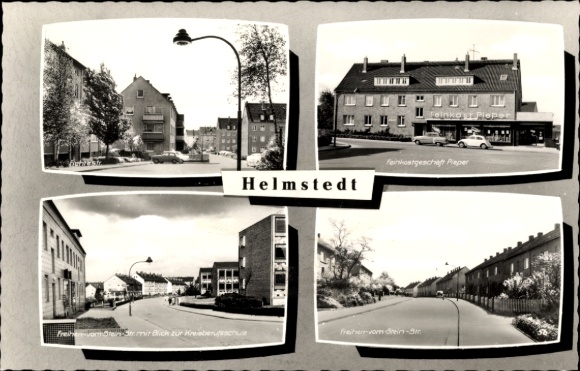 KP Helmstedt w Dolnej Saksonii, delikatesy, Freiherr-vom-Stein-Straße, szkoła
