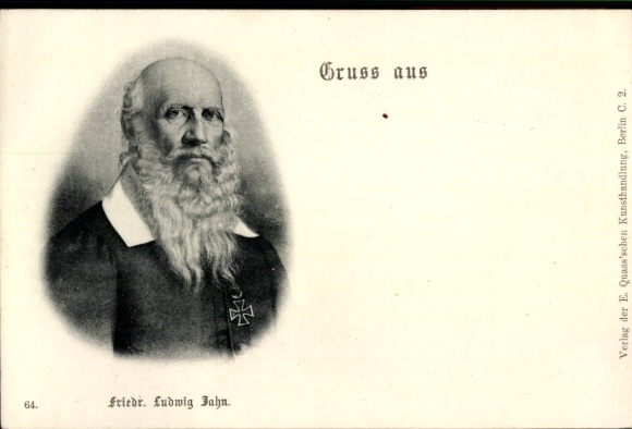 Künstler Ak Turnvater Friedrich Ludwig Jahn, Portrait