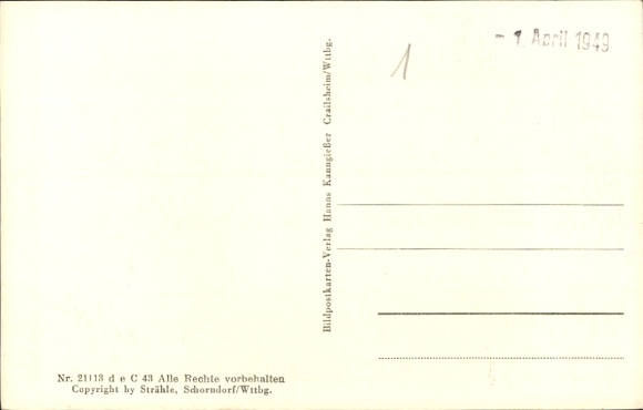 Postcard Unterschwaningen am Hesselberg Middle Franconia, aerial photograph
