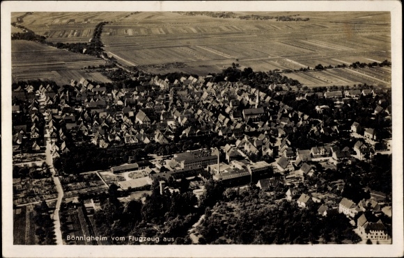 PC Bönnigheim in Württemberg, aerial photograph
