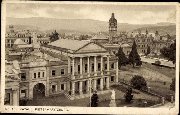 Ak Pietermaritzburg Südafrika,  von  Südafrika, mit Stadtansicht, keine Persönlichkeiten