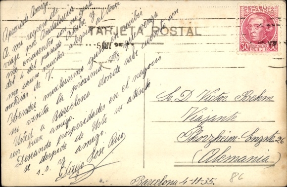 Photo Postcard Linares Andalusia, Baeza Empalme Train Station