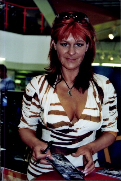 Foto Ak Sängerin Andrea Berg, Portrait